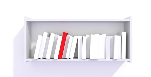 Bücherregal voller Bücher — Stockfoto