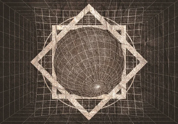 Geometria mistica esoterica — Foto Stock