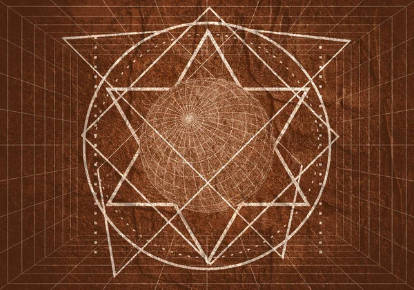 Esoteric Mystical Geometry — 스톡 사진