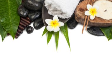 Tablo arka planı sağlıklı tedavi Spa sağlık nesneleri.