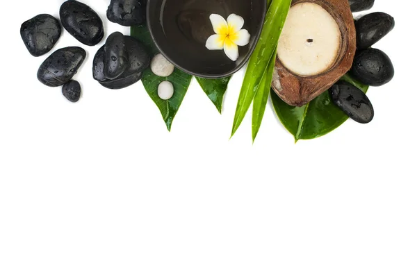 Spa Tropical Set Healthy Therapy Salon — Stock Photo, Image