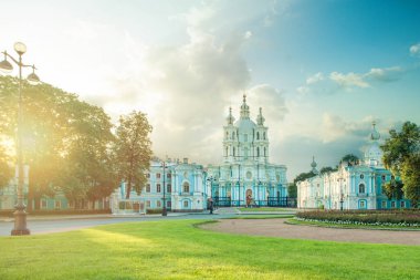 İsa Katedrali St Petersburg'daki Smolny dirilişi