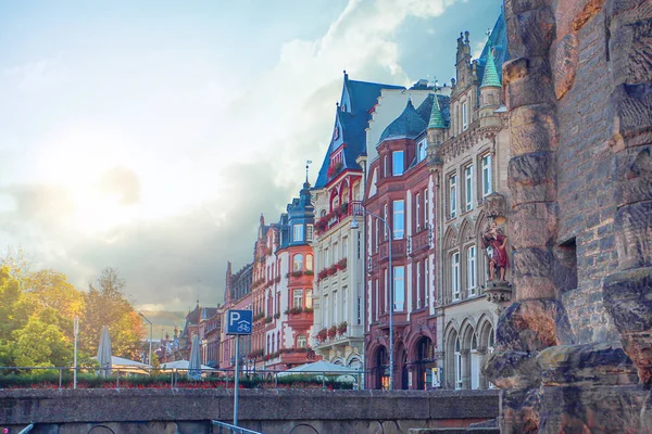 Yapı ve Trier, Rhineland-Palatinate, Almanya Porta Nigra — Stok fotoğraf