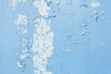 Eski mavi dokular duvar arkası. Boşluğu olan mükemmel arkaplan