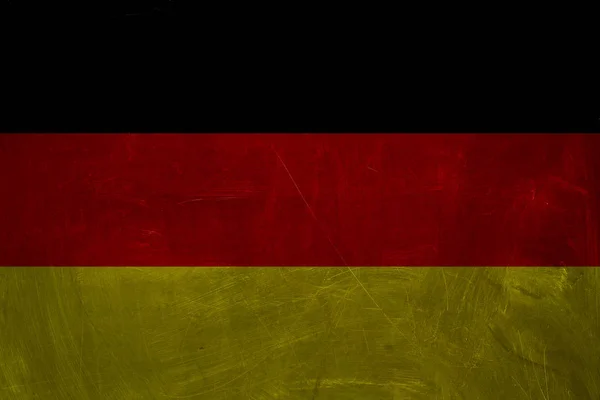 Der deutsche Fahnenhintergrund. Vierkantige Flagge von Deutschland — Stockfoto