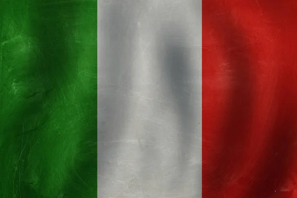 Imádom az olasz koncepciót. Régi olasz zászló — Stock Fotó