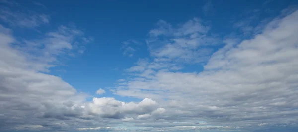 Ciel Nuages Fond Ciel Bleu Avec Nuages Blancs Paysage — Photo