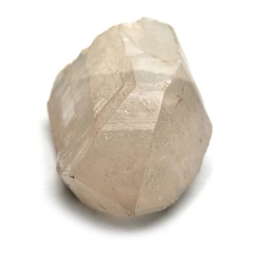 cristal de cuarzo aislado 