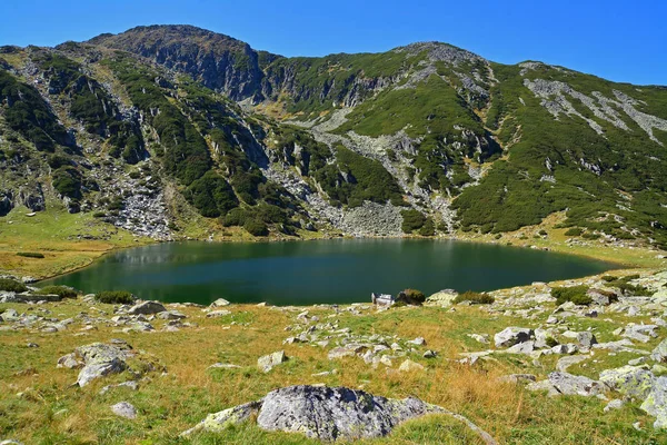 Lac Glaciaire Dans Parc National Retezat Roumanie — Photo