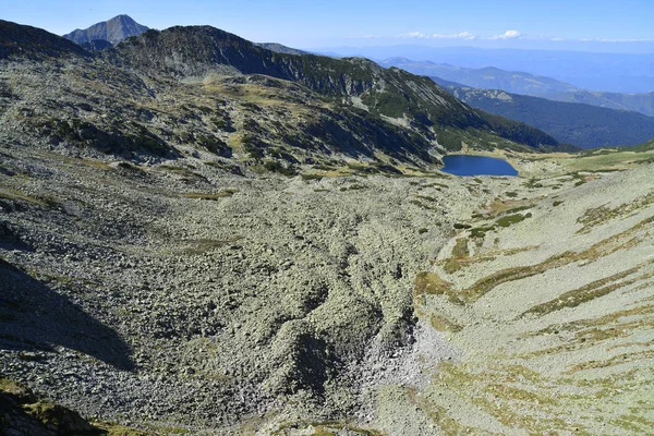 Moraine Dans Vallée Glaciaire Dans Parc National Retezat Roumanie — Photo