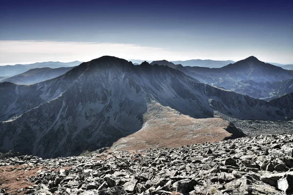 Paysage Montagne Dans Parc National Retezat Roumanie — Photo