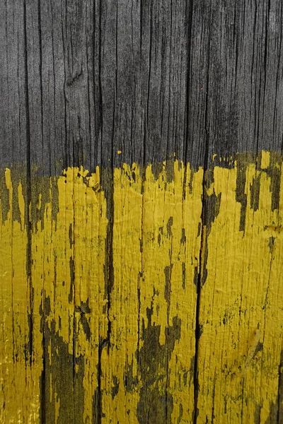 Rough wood texture yellow paint — Stock Photo, Image