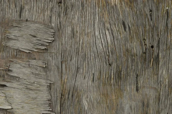 Velho pedaço de madeira resistido com lascas — Fotografia de Stock