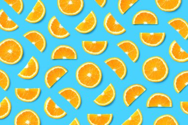 Meyve deseni portakal dilimleri