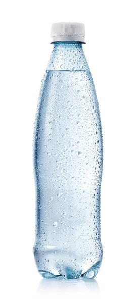 Botella de agua fría con gotas — Foto de Stock