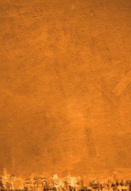 Cadılar Bayramı turuncu parşömen arka plan. Grunge sanat tuval dokulu. 31 Ekim daveti şahıs tasarımı.