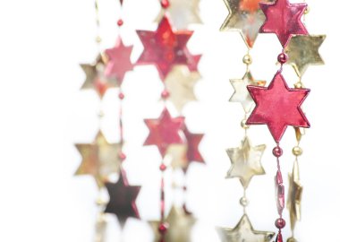 David yıldız ile mutlu tatil tebrik kartı tasarım arka plan. 