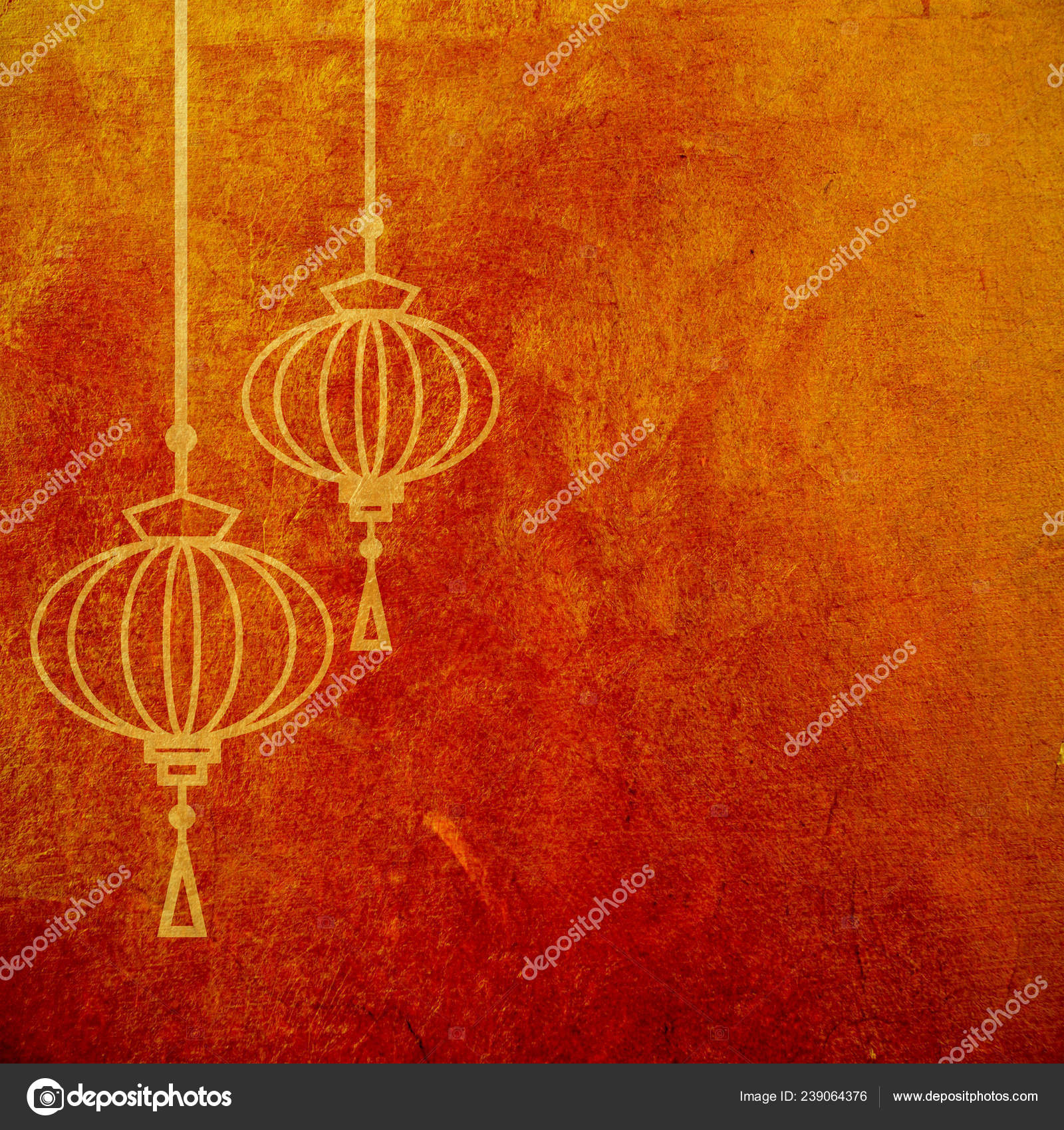 Red Gold Abstract Textured Background Chinese Lanterns Lunar New Year Stock Photo C Hitdelight
