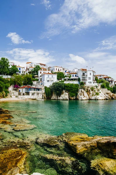 Old Town View Skiathos Island Sporades Greece Greek Traditional Architecture — Stock Photo, Image