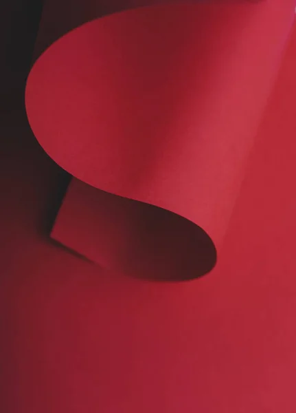 Abstrakt röd geometri kreativ form bakgrund. Modern och Tren — Stockfoto
