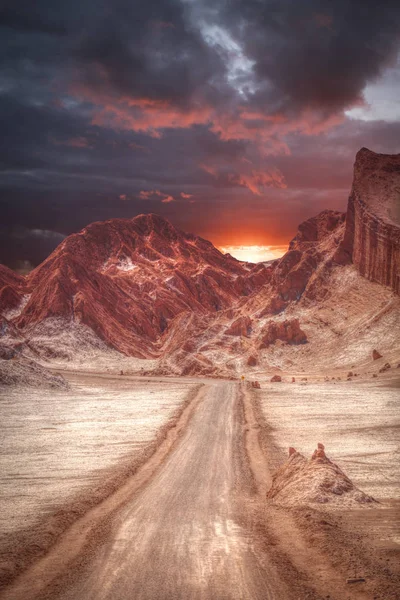 Valle Luna Mondtal Der Nähe Von San Pedro Atacama Chile — Stockfoto