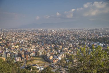 Katmandu Vadisi 'nin ve şehrin en üst manzarası.
