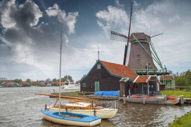 köy Zaanse yüksek Amsterdam yakınındaki. Hollanda