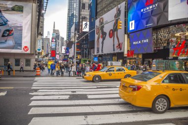 New York City-Ekim 14: Manhattan Street, 14 Ekim 2017 Manhattan, New York'ta. ABD.
