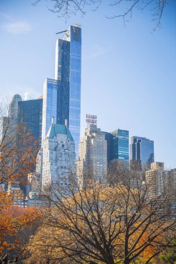 New York City-Ekim 14: Manhattan Street, 14 Ekim 2017 Manhattan, New York'ta. ABD.