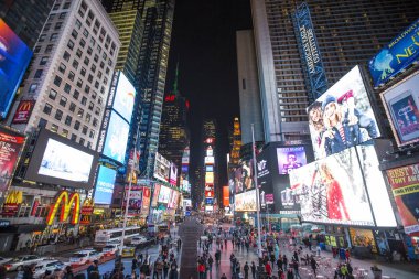 New York City-Ekim 14: Manhattan Street, 14 Ekim 2017 Manhattan, New York'ta. ABD.