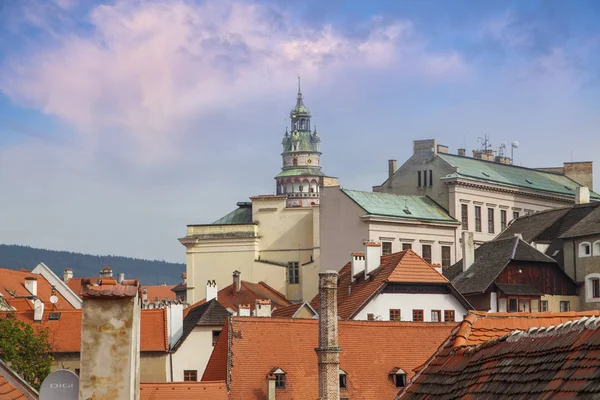 Cesky Krumlov - city South Bohemia Çek Cumhuriyeti bölge. Vltava Nehri üzerinde yer alan. Unesco Dünya Mirası ilan.