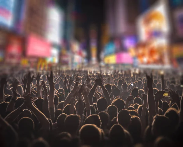 Een Concert Center New York Een Groot Aantal Mensen — Stockfoto
