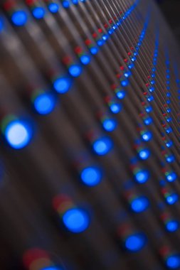 Konser çekiminde LED ekran. Avrupa