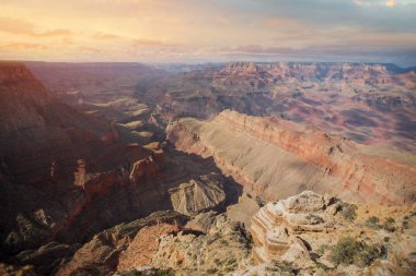 Büyük Kanyon Ulusal Parkı Desert View 'dan görüldü
