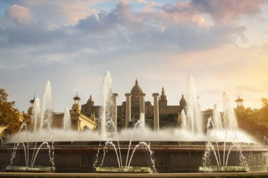 Barcelona Ulusal Müzesi, Placa De Espanya, İspanya.