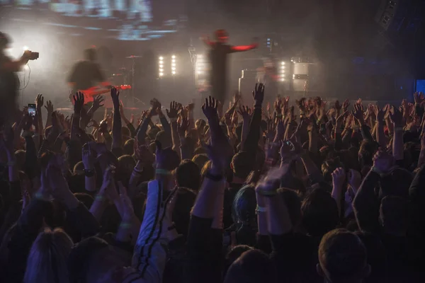 Gente Concerto Sta Aspettando Spettacolo — Foto Stock