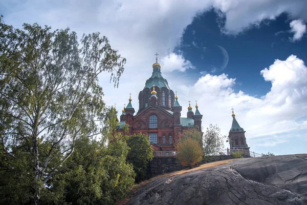 Catedral Luterana Casco Antiguo Helsinki Finlandia —  Fotos de Stock