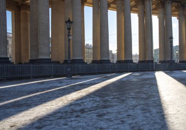 St. Petersburg 'daki Kazan Katedrali. Rusya.