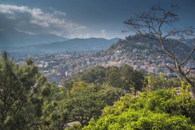Katmandu Vadisi 'nin ve şehrin en üst manzarası.