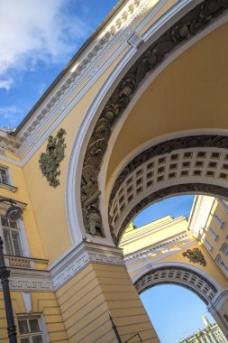 St. Petersburg 'daki kış sarayı. Rusya.