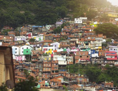 Rio de Janeiro şehir merkezi ve kenar mahalle