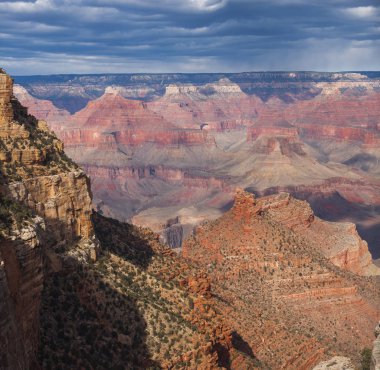 Büyük Kanyon hava manzarası.