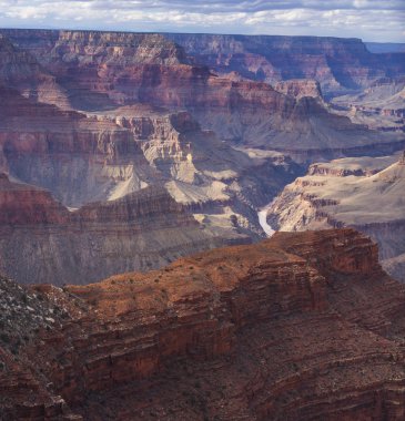 Büyük Kanyon hava manzarası.