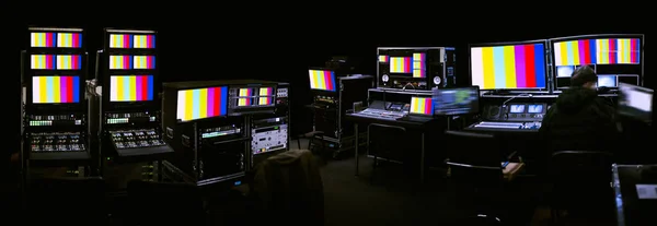 Estúdio de TV — Fotografia de Stock