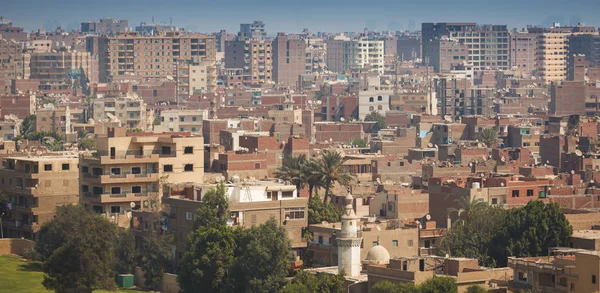 Vista para os edifícios da cidade do Cairo . — Fotografia de Stock