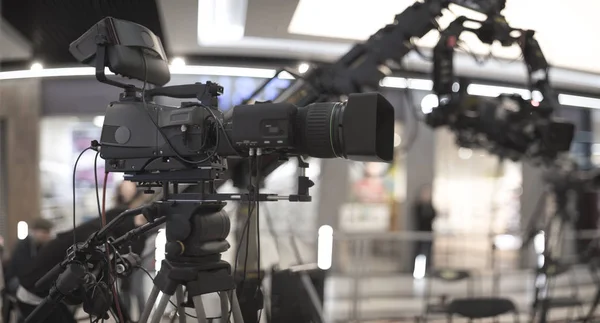 Natáčení koncertu v televizi — Stock fotografie