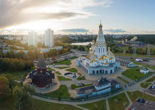 Minsk-kyrkan. Stadens centrum. — Stockfoto