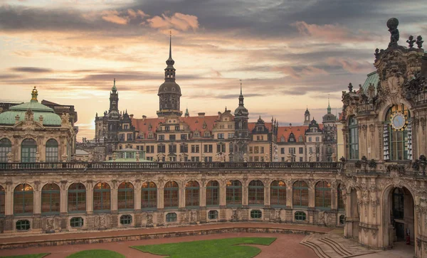 Дрезден Германии Архитектура Возрожденного Старого Города — стоковое фото