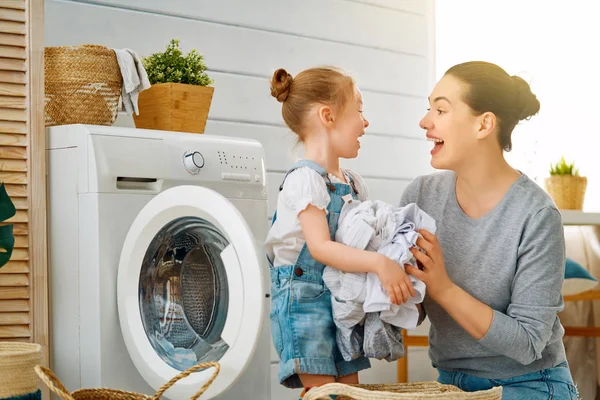 Rodziny, pranie — Zdjęcie stockowe