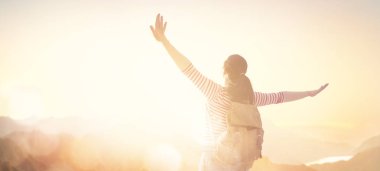 Gezgin sırt çantası ile